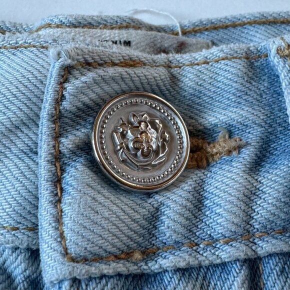 Slvrlake Womens 24 Dakota Light Wash Denim Jeans Blue Straight Leg High Rise - Picture 3 of 8